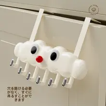 壁掛けフック【穴あけ不要・ドア背面用・衣類・帽子収納】