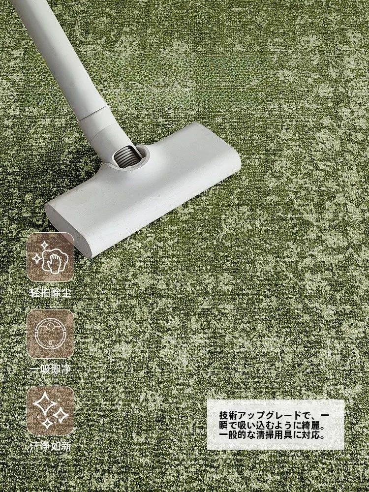 防水防汚カーペットレトログリーン：防滑・リビング・寝室用の実用性と耐久性を徹底検証