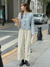 秋冬用 ボトルネック ニットトップス【厚手・柔らかい・長袖】