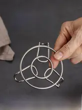 高級チタン製蒸し器【厚型・家庭用・キャンプ使用・耐熱・コンパクトデザイン】