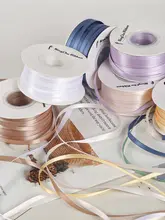 5mmポリエステル製リボン【ケーキ用・高級ギフトラッピング・DIY用・リボン結び】