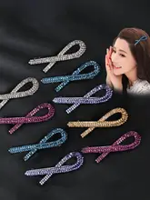 シンプルなリボンヘアクリップ【韓国風・前髪用・後頭部用】