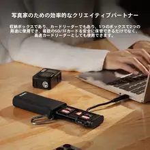 Ulanzi 多機能カードケース【SD/TF/SIMカードリーダー・USB3.1高速転送・スマートフォン・タブレット対応】