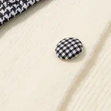 フレンチスタイルのバイカラーリボン付きカーディガン【極上の柔らかさ・ニット】（セットアップ対応）