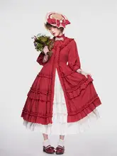 甘いデザインのロリータスタイルワンピース【田園風・日常使いに最適】（セットアップ対応）