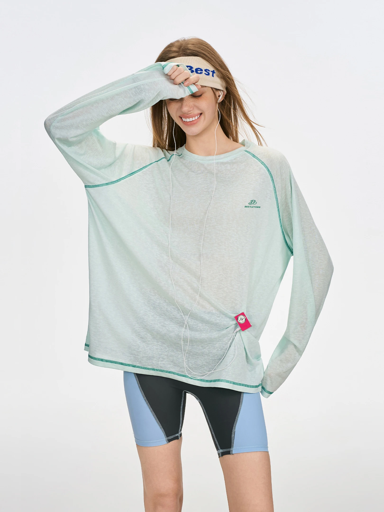 軽量ロングスリーブサマーTシャツ【紫外線対策・通気性・アウトドア用】