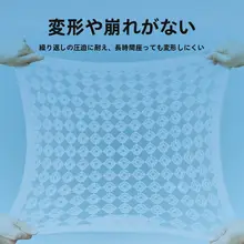 通気性抜群のジェルクッション【自動車用・爽やかで極上の柔らかさ・オフィス用】