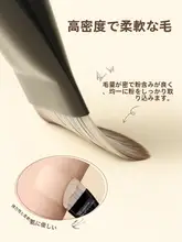 ファンデーションブラシ 平型 フラット パレット付き 跡が残らない 均一仕上げ フラワーガーデンシリーズ