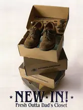 中古デザインのレザーシューズ【ダービースタイル・ブラック＆ブラウン】