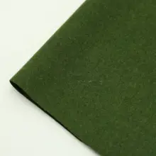 森林緑色の花柄フランネルウール生地【高含毛・漢服・チーパオ用】（セットアップ対応）