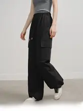 オレンジデザインのリバーシブル作業パンツ【ウエストゴム・楽々フィット】