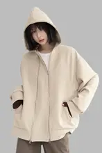 万有引力博物館 ダブルジップフード付きジャケット【春秋用・ゆったりサイズ・無地】