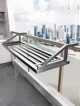 伸縮式バルコニー用物干し竿【窓台用・靴干し対応・防盗設計】