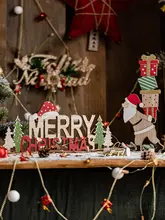 クリエイティブなサンタクロースデコレーション置物【デスク用・クリスマスツリー用・フェスティブシーンの飾り】