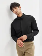 JSSD HOMME メンズ春用長袖ビジネスシャツ【通勤・カジュアル】
