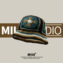 手編みの花柄空き編みフィッシャーハット【女性用・ブーニーハット・トレンド】