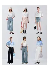 白色の女性用シャツ【夏用・通勤・フランス風・短袖】