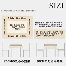防水・油分防止機能付き リネン調テーブルクロス【長方形・お手入れ簡単・高級感】