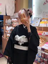 レース和服【伝統的な改良浴衣・大正ロマン・刺繍入り・写真撮影用】