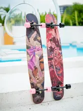 Locus ロングボード夢月シリーズ プロフェッショナルスケートボード【初心者向け・大人用・フラットデザイン】
