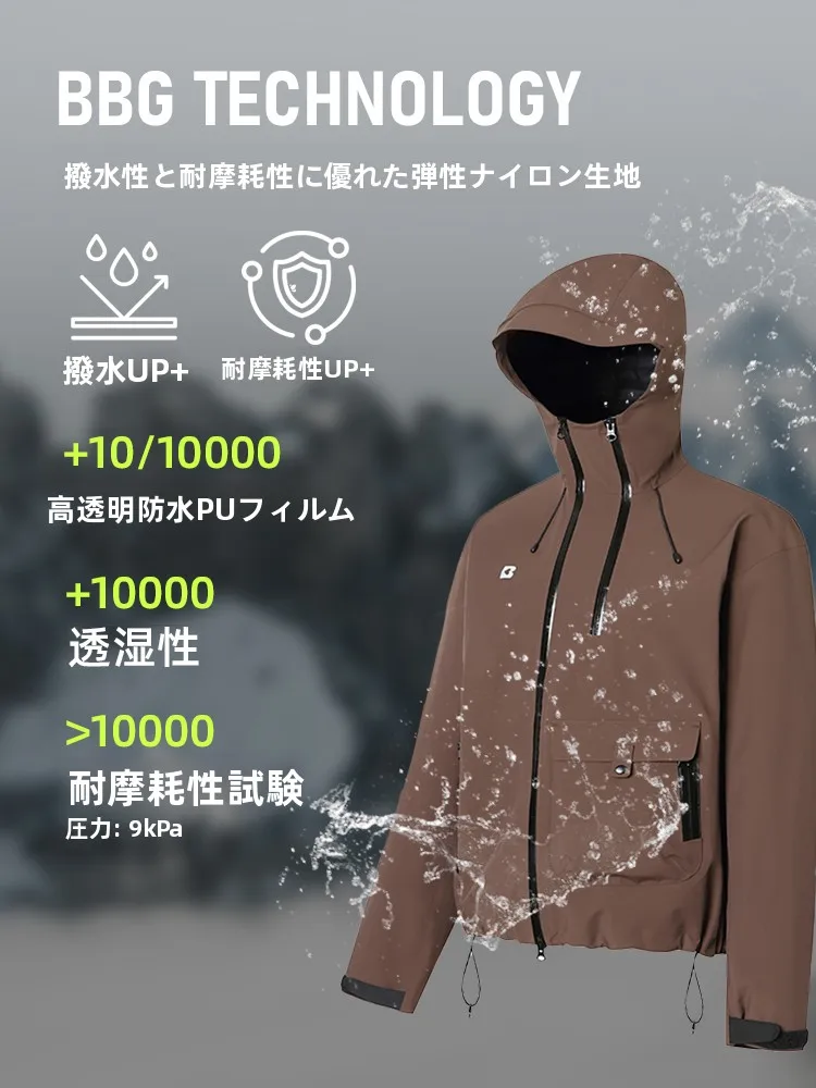 撥水マウンテンパーカーを選ぶときに迷うのは、本当に防水なのか？