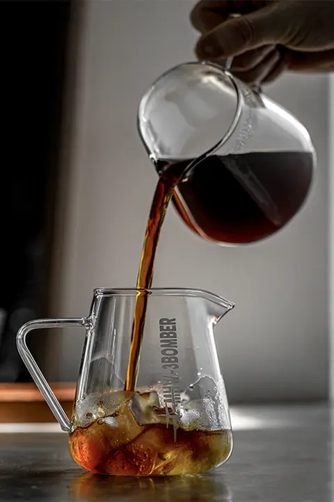 ドリップ式コーヒーポット【500ml・シェアリング用・おしゃれなデザイン】