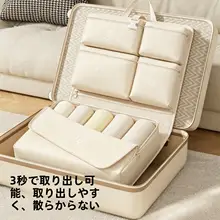 トラベルオーガナイザー 7点セット 衣類 仕分け 収納バッグ スーツケース用 下着 仕切り付き ポーチ コンパクト 旅行 便利