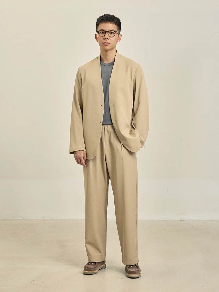 春物服 メンズ どうやって選ぶ？無領ジャケットが解決する3つの悩み