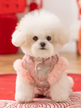 犬用冬季新年衣装【可愛い唐装・小型犬対応】
