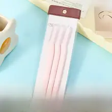 微距修眉刀【直柄・三本入り】（セットアップ対応）
