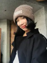 シンプルなニット帽【秋冬用・防寒・耳までカバー】