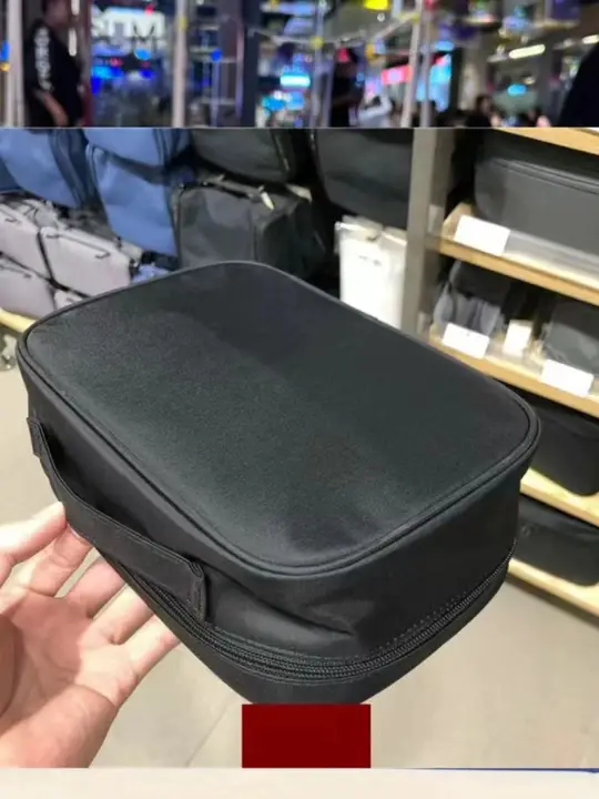 ナイロン製 コスメ収納ボックス【携帯用・旅行用・ハンドル付き】