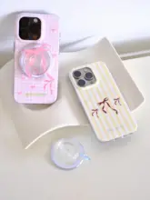 iPhone対応 磁吸スマホスタンド【リボンデザイン】