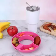 シリコン水筒 スナックプレート 水筒 おやつプレート スナックに適用