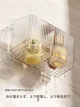 壁掛け収納ボックス ウォールラック コーナーラック 穴あけ不要 バスルーム 洗面台 トイレ コスメ収納