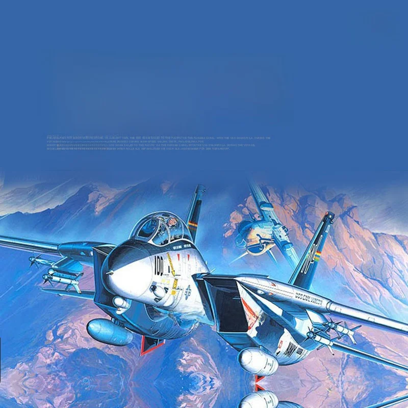 F-14A戦闘機 プラモデル：愛德美製の高精度組み立てキットが提供するリアルな飛行機体験