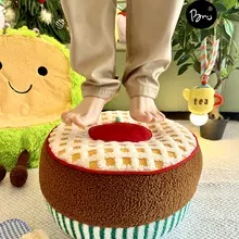 おしゃれなクッションスツール【リビング・寝室用・インテリアデザイン・洗えるカバー】