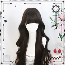 ロリータ風ウィッグ【長い巻き髪・フルカバー・コスプレ用】