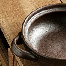 一人用 砂鍋炊飯器【ガスコンロ対応・浅型・家庭用】