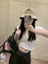 CUTEioi 本革牛革 ブラックとピンクのコンビネーション小型ハンドバッグ