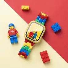 Apple Watch用ベルト レディース レジン ブロックカラー ポップ キュート スポーツ 夏 上品