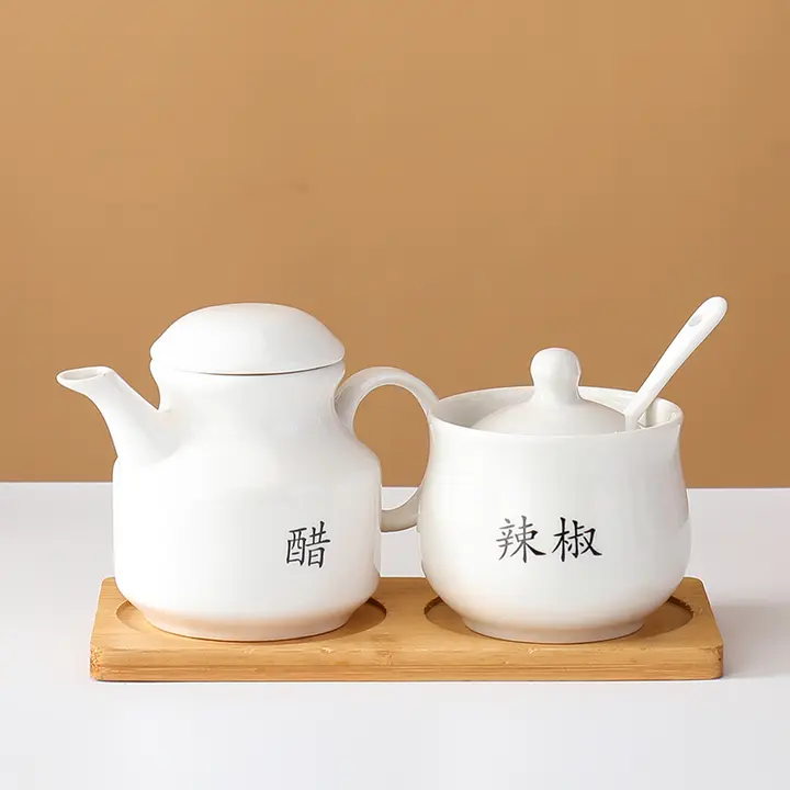 調味料入れ 和風 調味 盒 陶器 シンプル