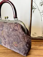 オリジナル中華風レトロデザインの桑蚕絲香云纱チャイナドレスバッグ【ハンドストラップ・ショルダーバッグ】