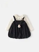 セットアップ キッズ ガールズ サロペットワンピース 秋物 おしゃれ プリンセス かわいい