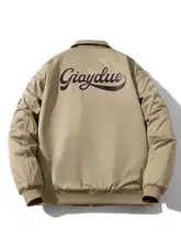 フライトジャケット 男女用 厚手 コットン ジャケット