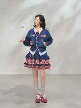 春用デニムジャケット【漢風・ロングパンツ・デニムスカート】（セットアップ対応）