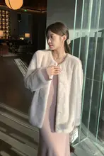 ラウブル美術館 インポートミンクコート【ラウンドネック・冬用・女性用】
