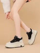 厚底カジュアルシューズ【加絨・保温・レトロスタイル・快適】