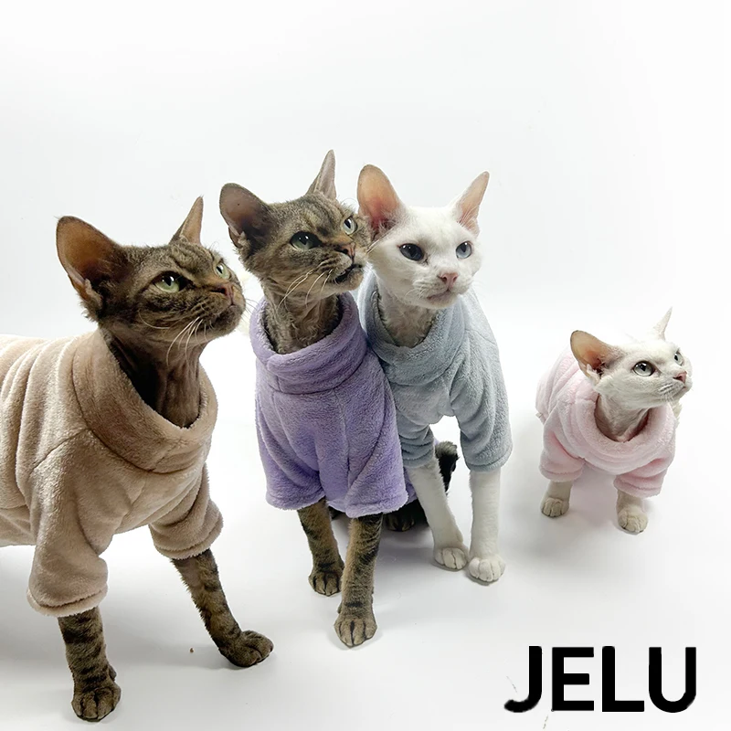 無毛猫用秋冬服：JELUダブルフェイスフリースが一人暮らしに最適な理由