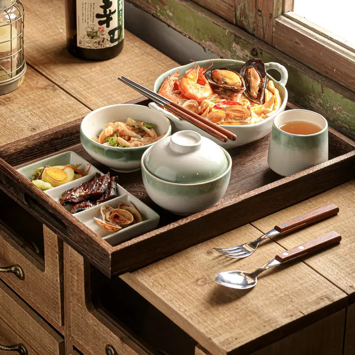 一人用食器セット【洗面器・極上の柔らかさの箸・美しいデザイン】（セットアップ対応）